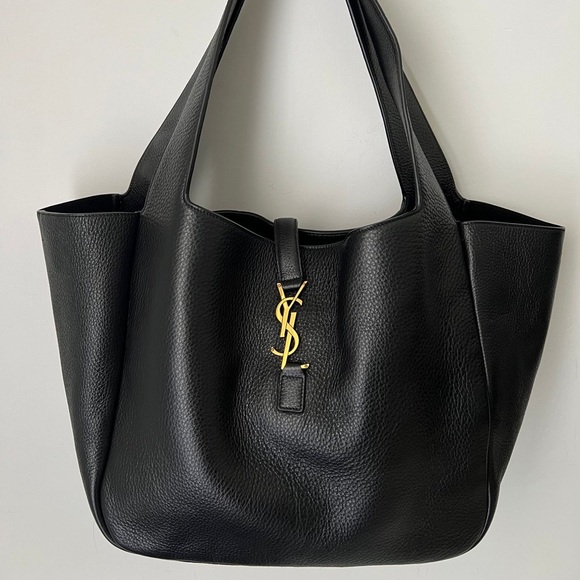 Saint Laurent Bea Shopper bag black leather - Picture 1 of 9